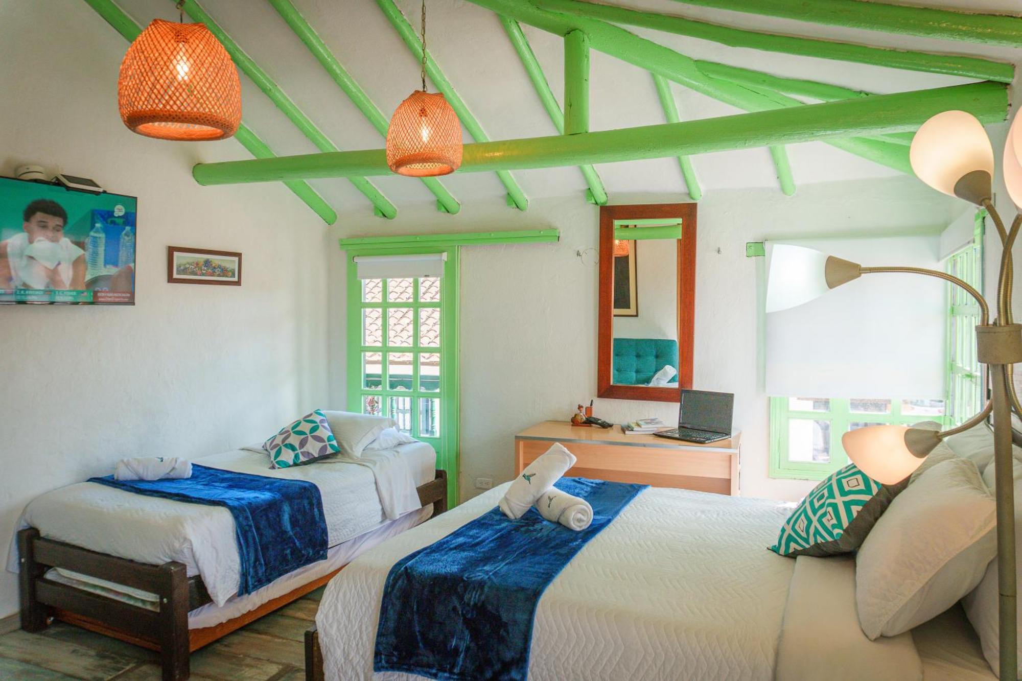 Apartamentos Y Habitaciones Le Colibri - Villa De Leyva Eksteriør billede