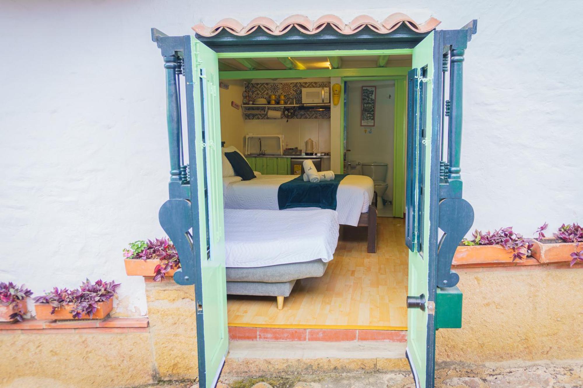 Apartamentos Y Habitaciones Le Colibri - Villa De Leyva Eksteriør billede