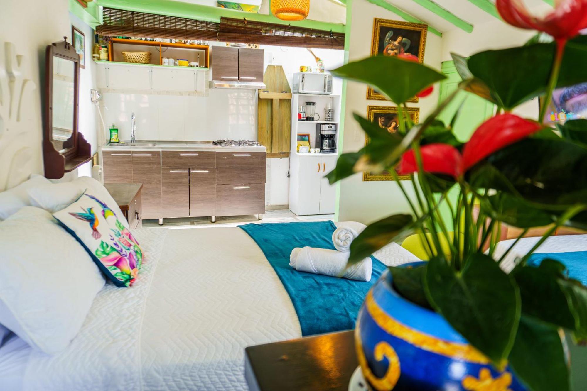 Apartamentos Y Habitaciones Le Colibri - Villa De Leyva Eksteriør billede