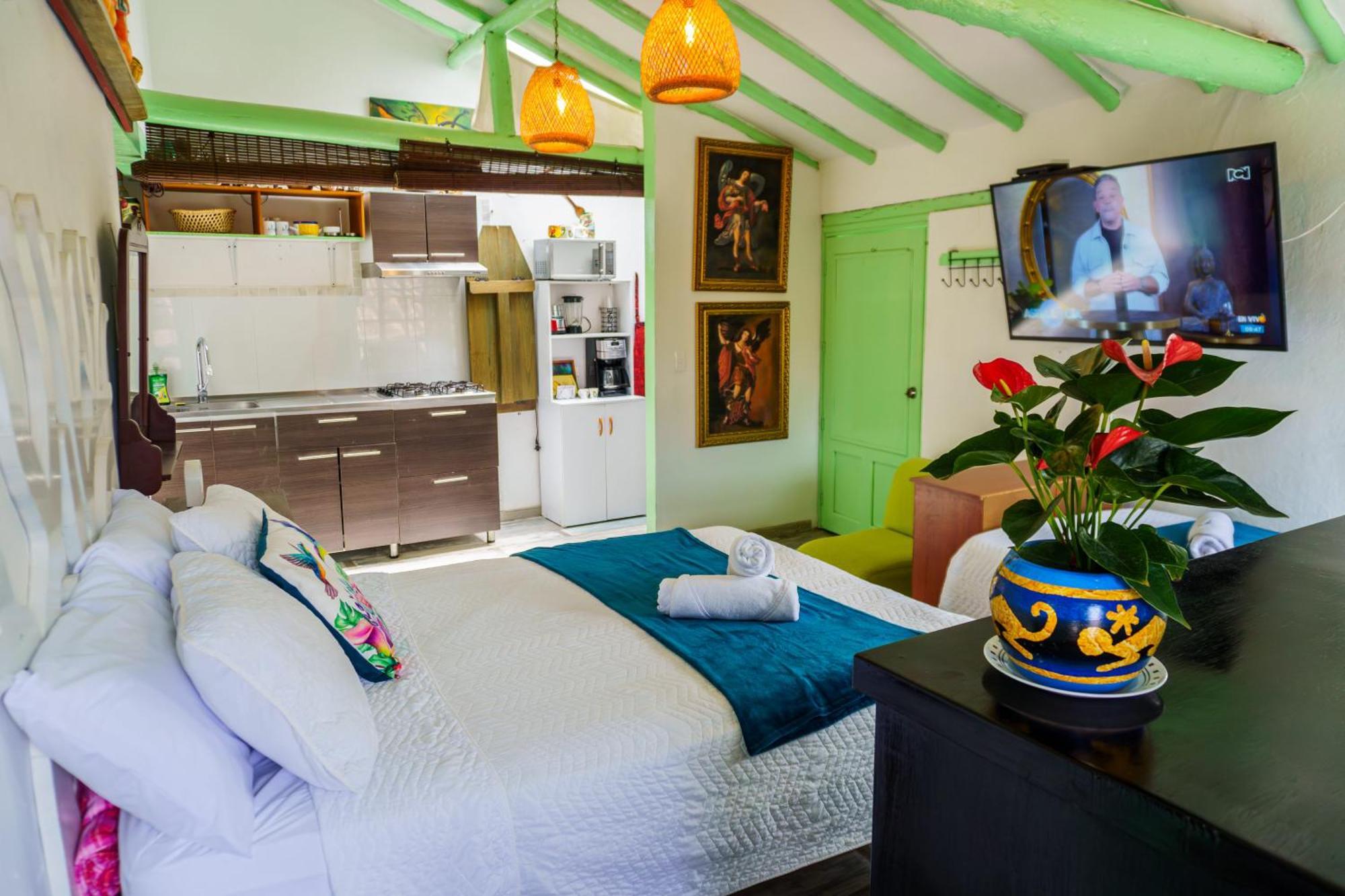 Apartamentos Y Habitaciones Le Colibri - Villa De Leyva Eksteriør billede