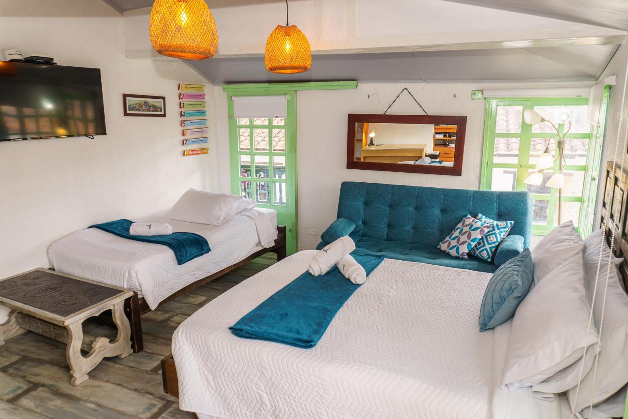 Apartamentos Y Habitaciones Le Colibri - Villa De Leyva Eksteriør billede